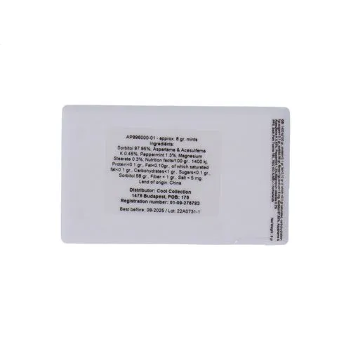 Boîte bonbons à la menthe Card