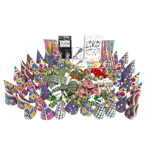 Boîte cotillons 100 personnes carton