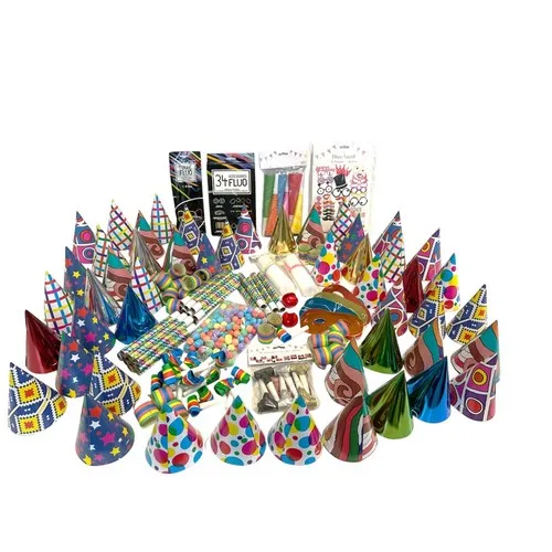 Boîte cotillons 50 personnes carton