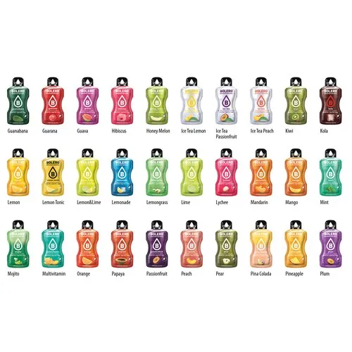 BOLERO Drinks Carte publicitaire, BOLERO Poudre pour boisson sans sucre