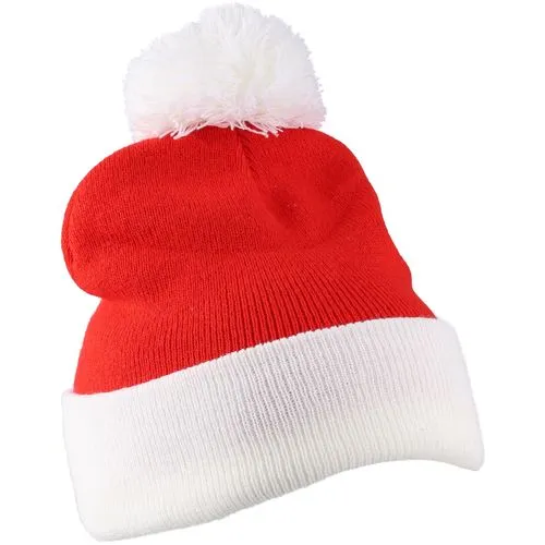 Bonnet de Noël tricoté en acrylique Eleni