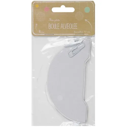 BOULE ALVEOLEE 12CM CORAIL