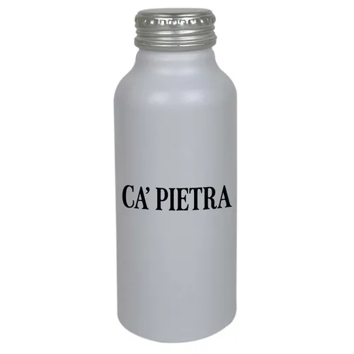 Bouteille d'eau en aluminium personnalisée de 330 ml. Standard+collerette.