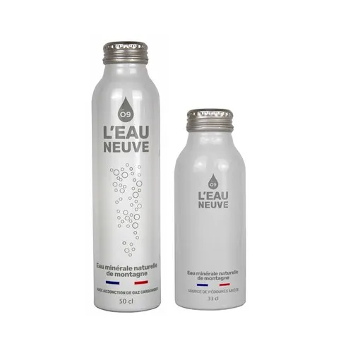 Bouteille d'eau en aluminium personnalisée de 500 ml. Standard.