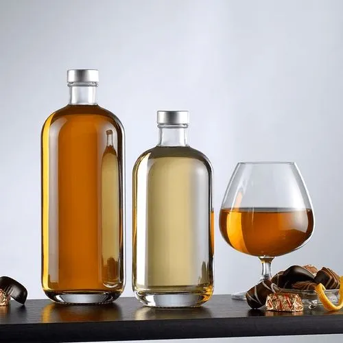 Bouteille en verre lourde