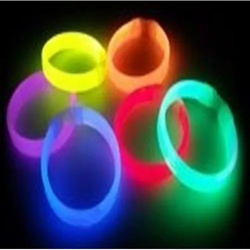 Bracelet plat GLOW 13 X 200 mm  coloris assortis