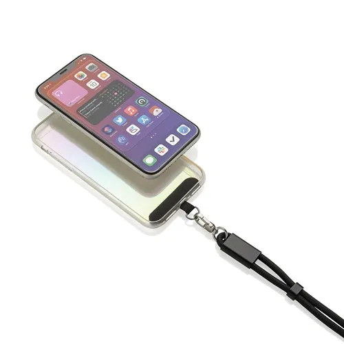 Bracelet téléphone avec câble 60W en rPET RCS LoopAmp