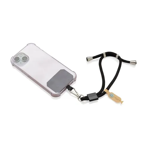 Bracelet téléphone réglable en rPET recyclé RCS CarryLoop