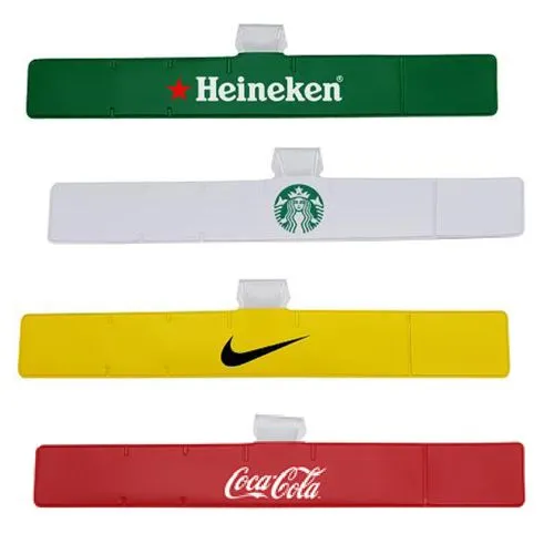 Bracelets contenant du gel hydroalcoolique logo personnalisé en option - Gel non inclus