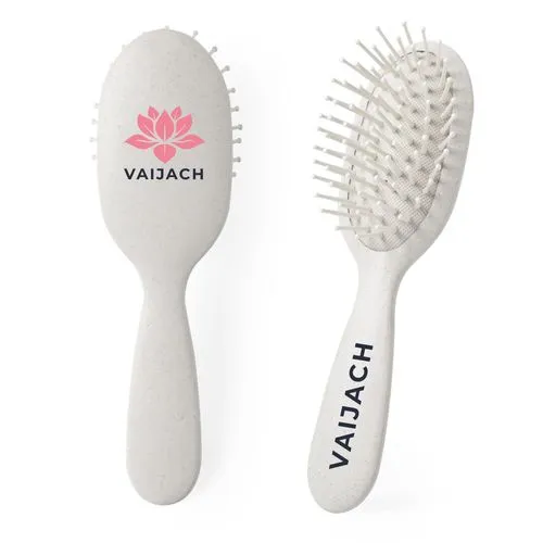 Brosse à cheveux en paille de blé