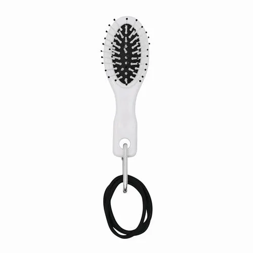 Brosse de voyage avec élastiques à cheveux COIFFEUR