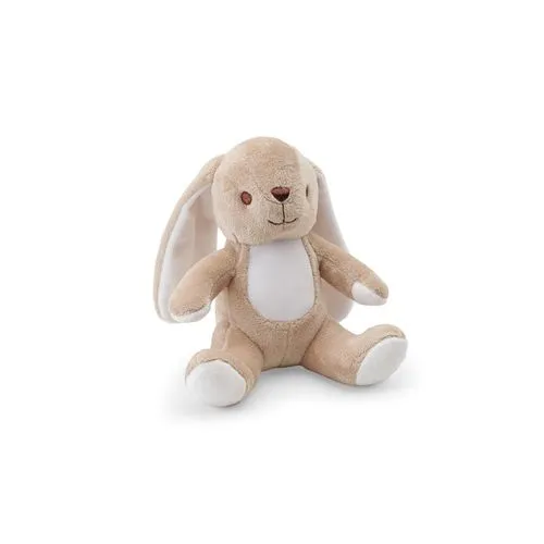 BUGS. Peluche en polyester en forme de lapin, avec son propre tissu pour la personnalisation