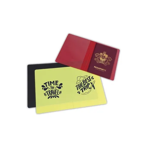Porte-passeport PVC personnalisable - Protection et communication visuelle