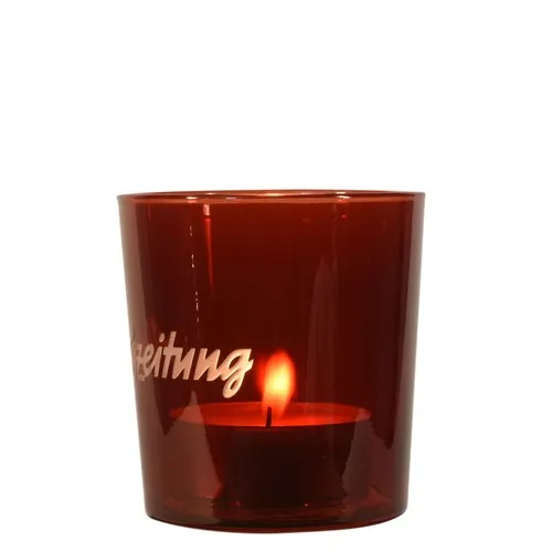 Photophore en verre personnalisable - Hydroglace + gravure laser