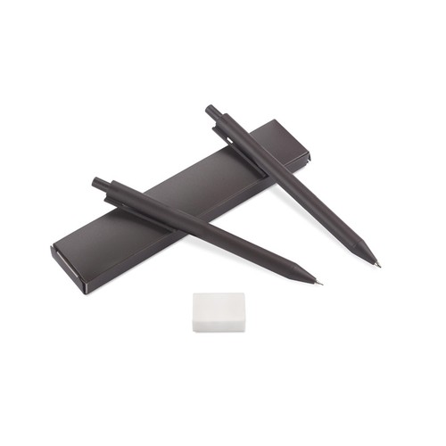 Set de bureau en bambou personnalisable - Trousse écolier complète