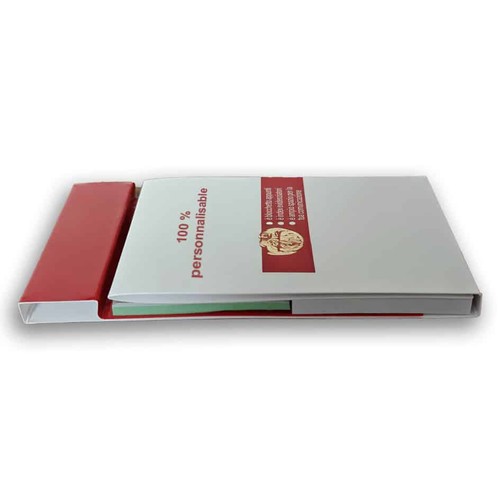 Set de Bureau Publicitaire 3 en 1 avec Présentoir Personnalisable