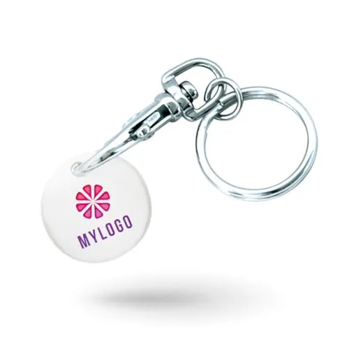 Jeton de caddie personnalisé ABS imprimé