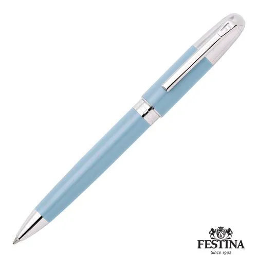 Stylo Bille Classicals Chrome Bleu Clair Personnalisable