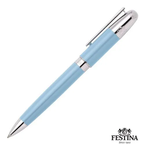 Stylo Bille Classicals Chrome Bleu Clair Personnalisable