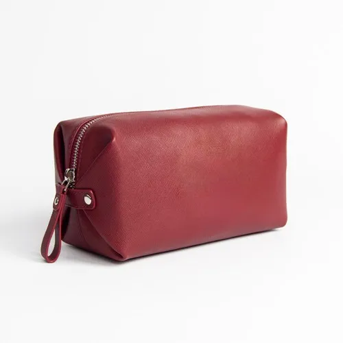 Trousse de Toilette Cuir Personnalisable Premium | Cadeau d'Affaires