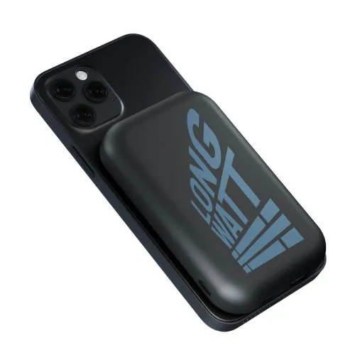 Power Bank Sans Fil 5000mAh Aluminium Recyclé Personnalisable