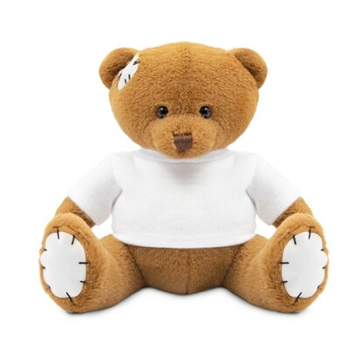 Ours en Peluche Personnalisable avec T-shirt Imprimable 15 cm