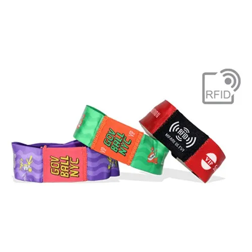 Bracelets RFID Tissu Personnalisés - Gestion d'Événements Sécurisée