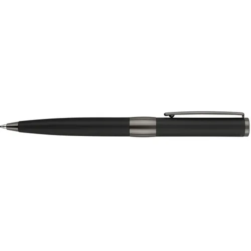 Stylo Bille Métal Noir Mat - Gravure Laser 360° Personnalisable
