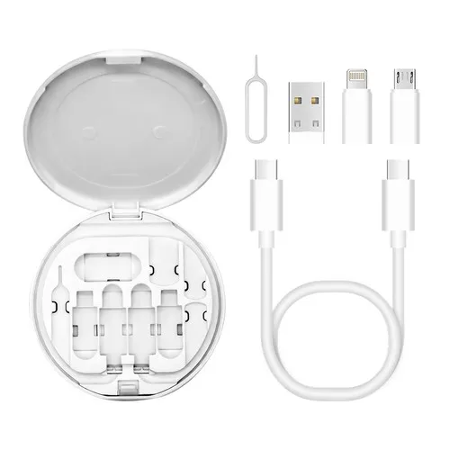 Hub de Charge 6-en-1 Personnalisable avec Support Téléphone