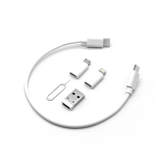 Hub de Charge 6-en-1 Personnalisable avec Support Téléphone