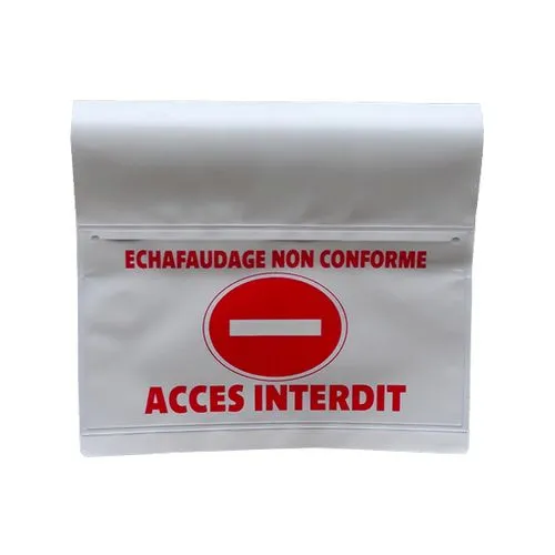 Pochette Échafaudage Personnalisable - Bâche 650g/m² Étanche