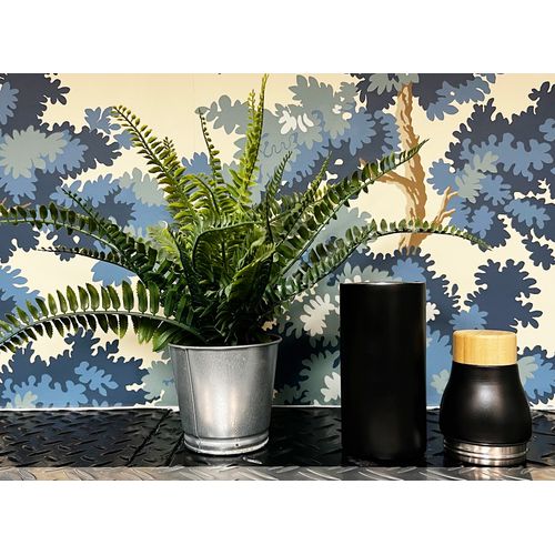 Bouteille isotherme 600ml dévissable, bouchon bambou personnalisable