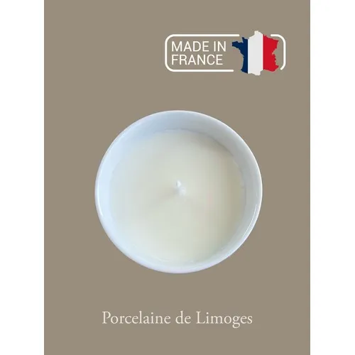 Bougie Artisanale Porcelaine de Limoges - Fabrication Française