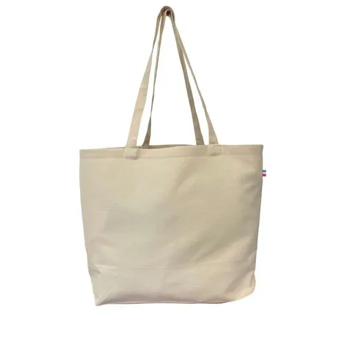 Grand sac français coton BIO XXL - Ecru
