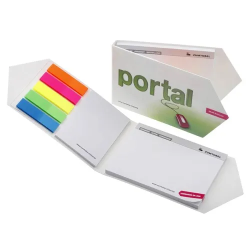 Set marque-pages repositionnables avec blocs adhésifs personnalisables