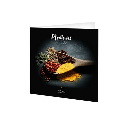 CARTE DE VOEUX - CORSE 2026  AVEC ENVELOPPE - SANS MARQUAGE