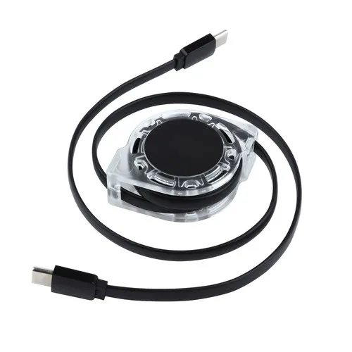 Câble de Chargement Rétractable Type-C Personnalisable - 90 cm