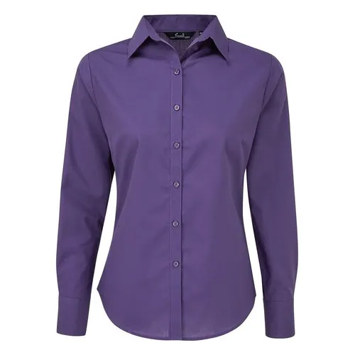 Chemisier Popeline Manches Longues