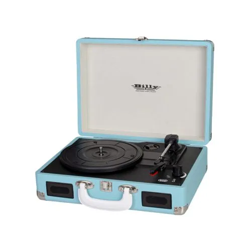 PLATINE VINYLE TT 1015 BLEU TREVI
