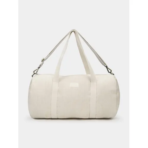 Sac Polochon Jute et Coton Bio GOTS avec Bandoulière Personnalisable