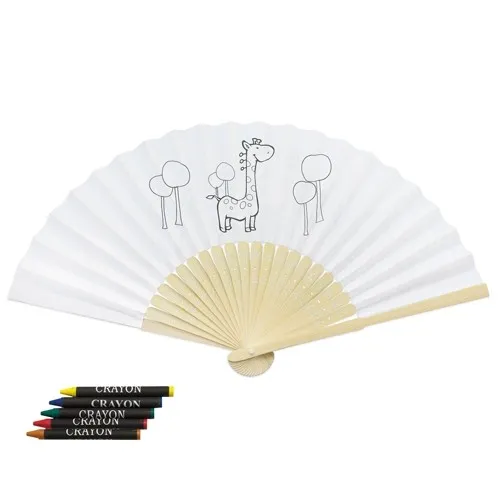 MINI ÉVENTAIL 10 TIGES "AZAHAR"