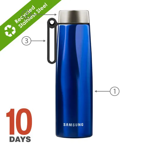 Bouteille Calypso 0,5 L/17 oz avec poignée MEBl