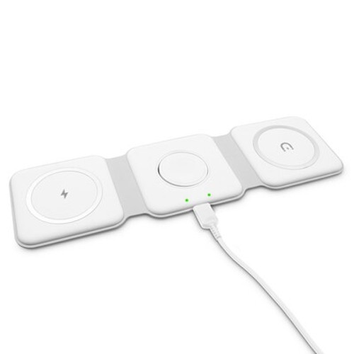 Chargeur sans fil pliable 15W 3-en-1 personnalisable