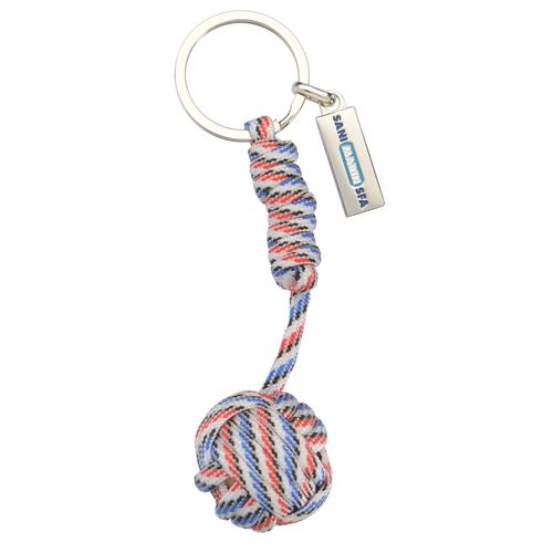 Porte-clés Corde Nautique Pomme de Touline - Zamac Personnalisable