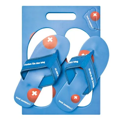 Tongs EVA + Plaque + Porte-Clé