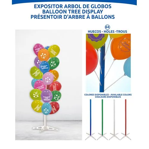 Arbre à ballons personnalisable - Support événementiel professionnel