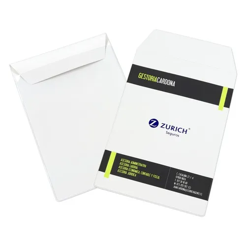 Enveloppes personnalisées en sérigraphie - Communication professionnelle