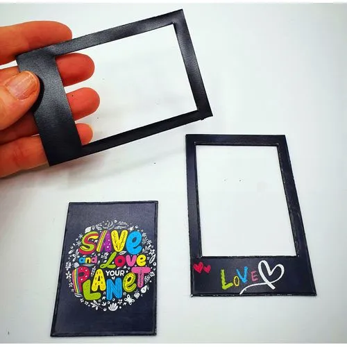 Magnet Cadre Photo Polaroid Personnalisé 8,8x5,7cm - Fabrication Française Express