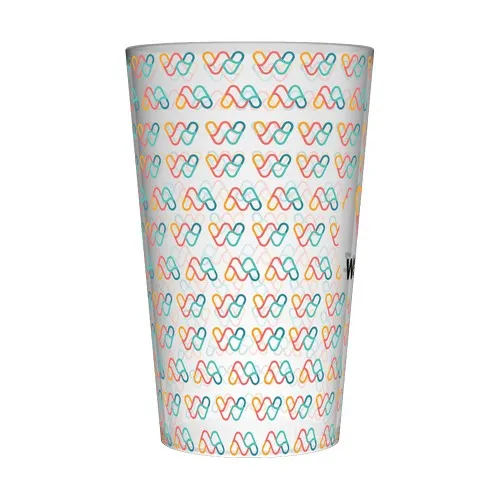 Gobelet réutilisable personnalisé 25cl - Quadri Saver (Fond Wobz)