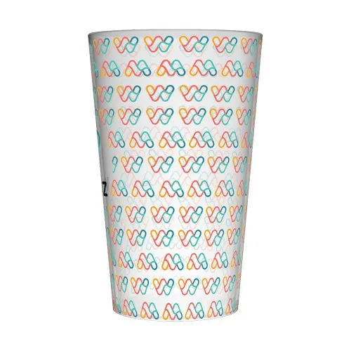 Gobelet réutilisable personnalisé 25cl - Quadri Saver (Fond Wobz)